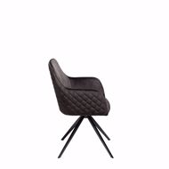 Picture of TWINE Swivel Chair - Black Velvet