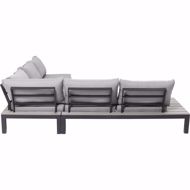 Picture of Holiday 4 Piece Outdoor Sofa Set - Black