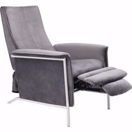 Image sur Relax Chair - Grey Velvet