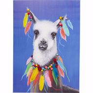 Picture of Llama Pom Pom Hand Touched