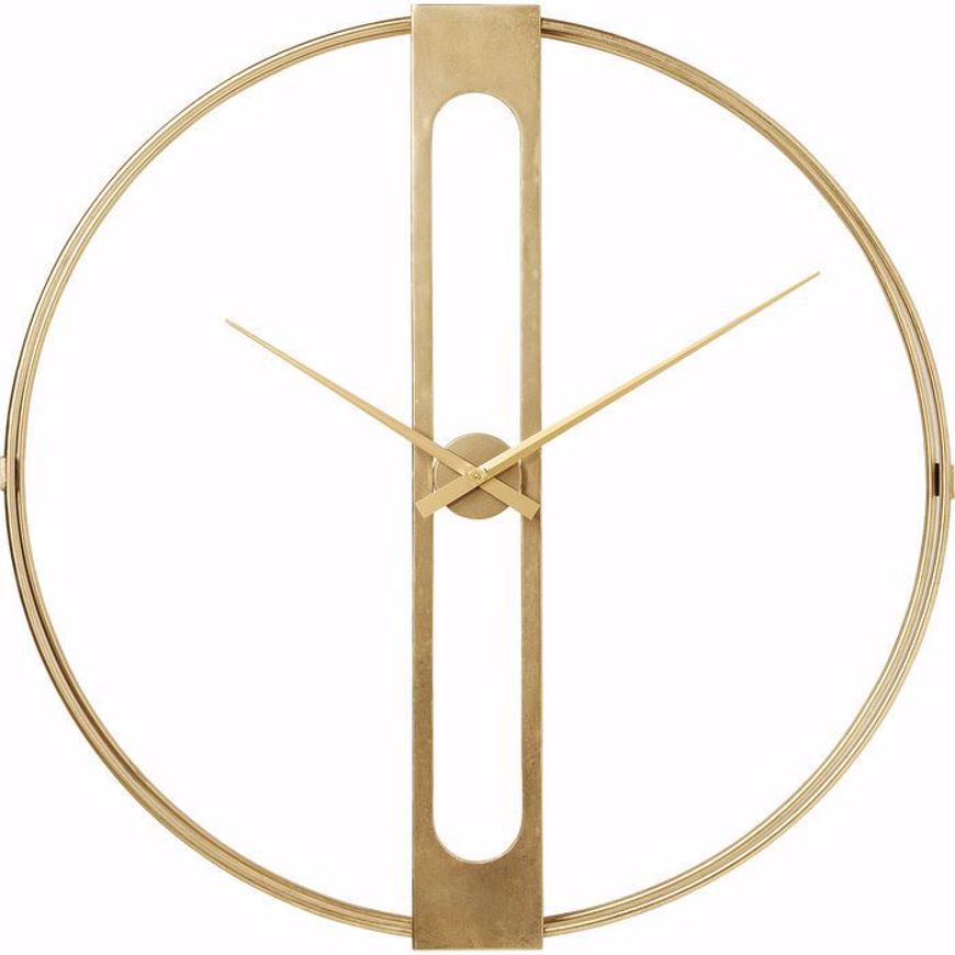 图片 Clip Gold Wall Clock