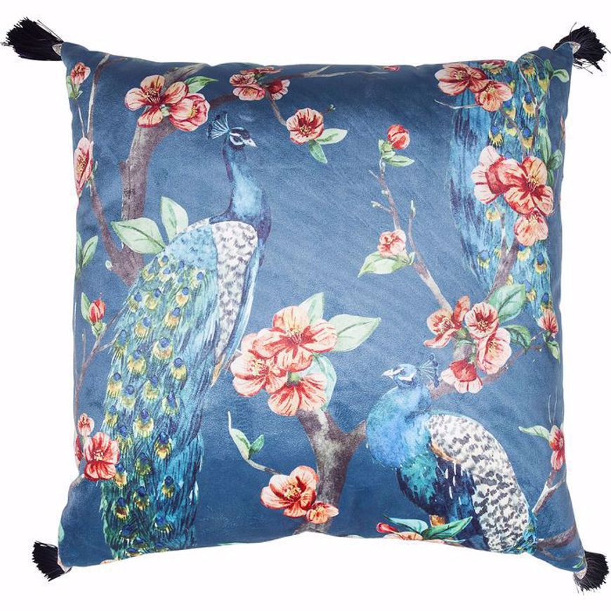 Picture of Paradise Peacock Cushion
