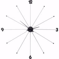 Image sur Umbrella Like Wall Clock - Black