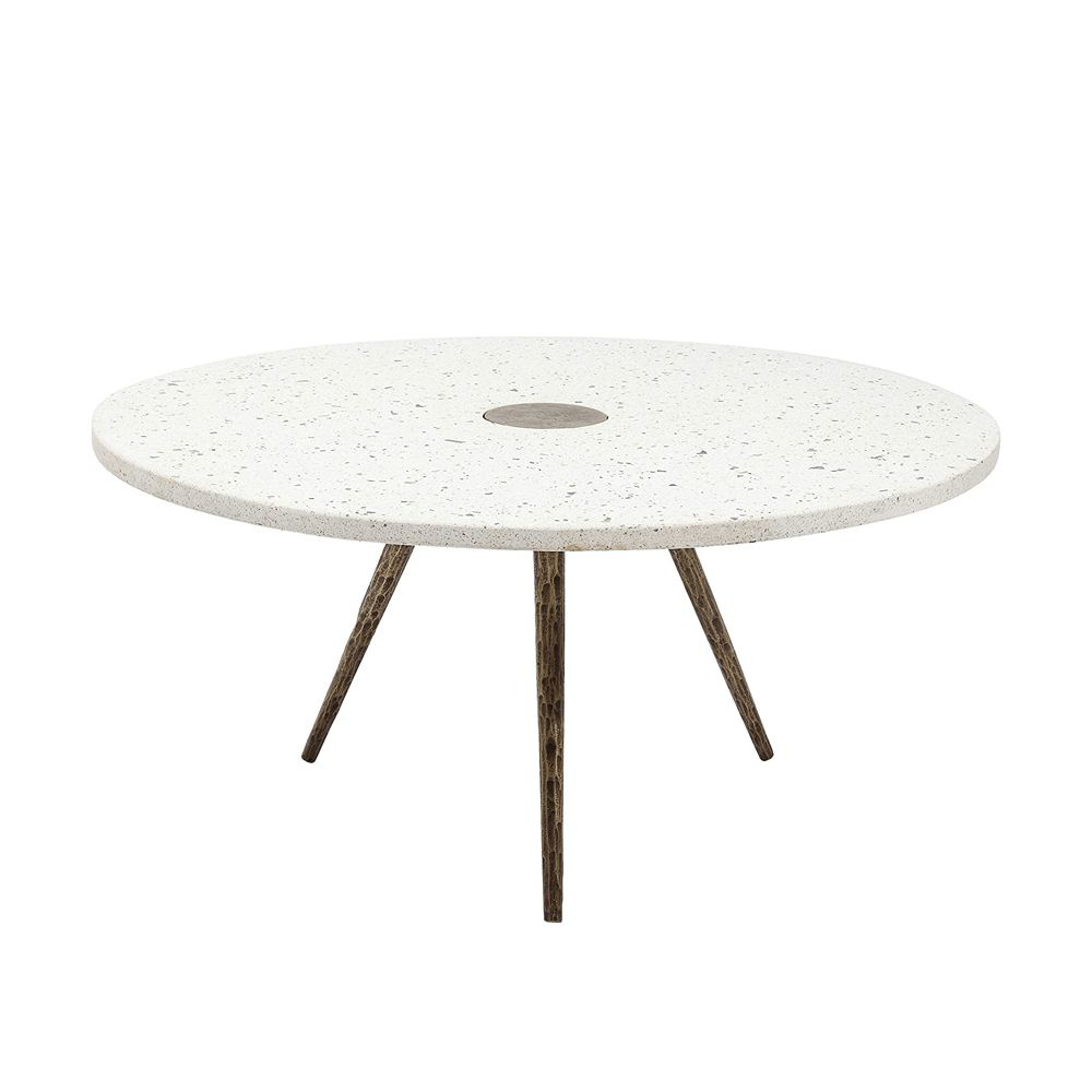 White Terrazzo Coffee Table  INspiration Furniture - Vancouver BC