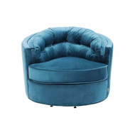 图片 Music Hall Swivel Chair - Turquoise