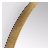 Picture of Curve 100 Round Mirror - Brass