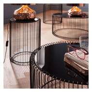 图片 Wire Coffee Table Set - Black