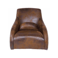 Picture of Ritmo Swing Armchair - Vintage Brown