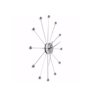 Image sur Umbrella Like Wall Clock Balls  - Chrome