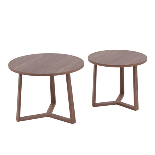 图片 2-Set Wooden End Tables
