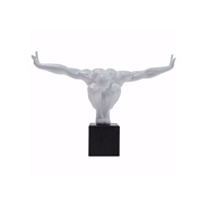 图片 Athlete Small Deco Sculpture - White