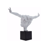 图片 Athlete Small Deco Sculpture - White