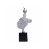 Image sur Athlete Small Deco Sculpture - White
