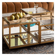 图片 Luigi Modular Coffee Table - Gold