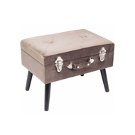 Picture of Suitcase Foot Stool - Grey