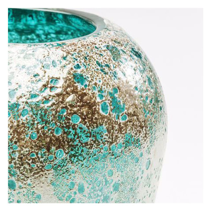 Moonscape 22 Vase Turquoise INspiration Furniture Vancouver BC   0012384 Moonscape 22 Vase Turquoise 870 