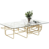 Image sur Meander Coffee Table- Gold