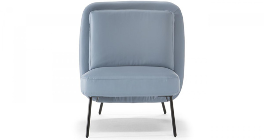 Image de Picture Armless Chair- Light blue