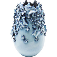 Picture of Butterflies Vase- Light Blue 35cm