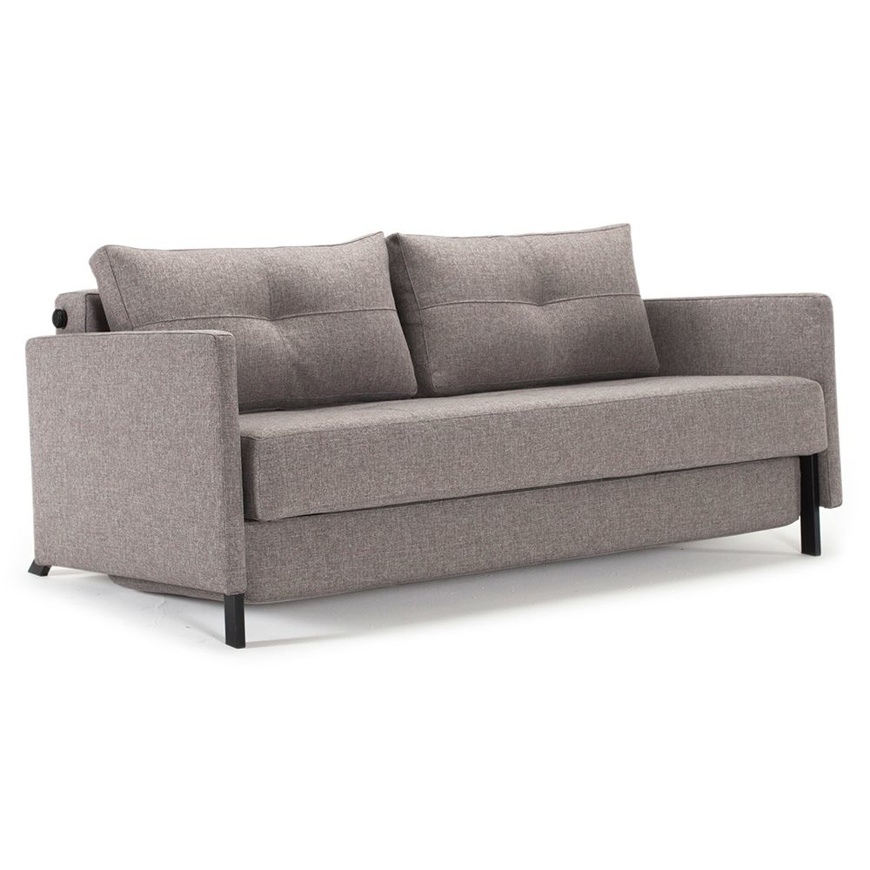 Image sur CUBED  Sofabed W/Arms - Taupe
