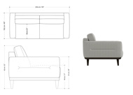 Image sur ADRENALINA 3-Seat Sofa - Beige