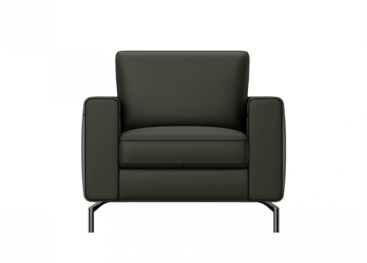 Image de SOLLIEVO Arm Chair - Green  Velvet