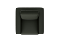 Image sur SOLLIEVO Arm Chair - Green  Velvet