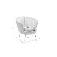 Picture of Water Lily Armchair -Beige