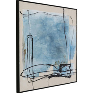 Picture of Framed Picture Dust Blue