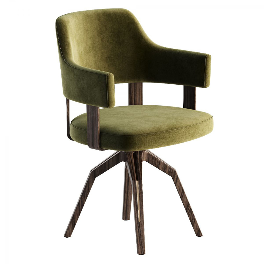 Image sur VALLE Swivel Chair - Green