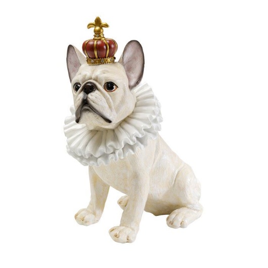 Image de Deco Figurine King Dog White 