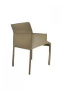 Image sur Bonded Leather Armchair - Taupe