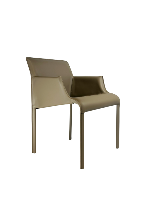 Image sur Bonded Leather Armchair - Taupe
