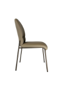 Image sur Full Leather Dining Chair - Grey