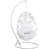 Image sur Hanging Chair Ibiza White