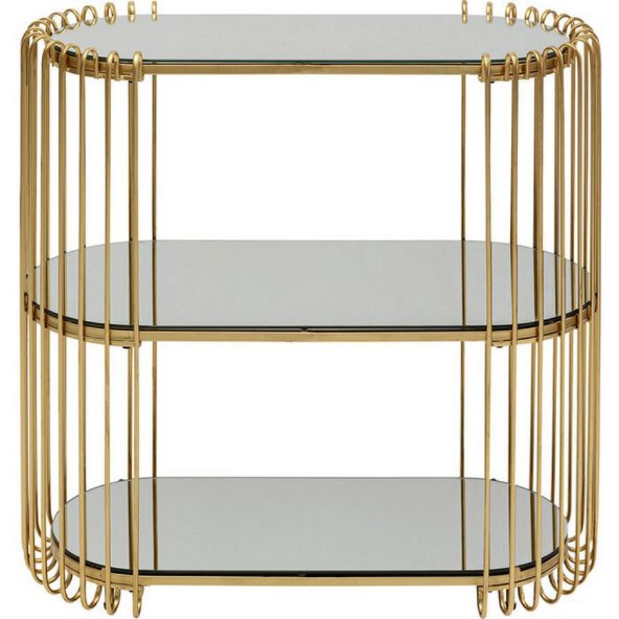 Image sur Console Wire Brass 81X78CM