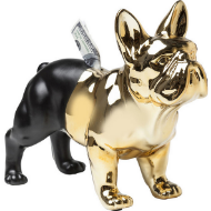 Picture of Money Box Bulldog Gold-Black