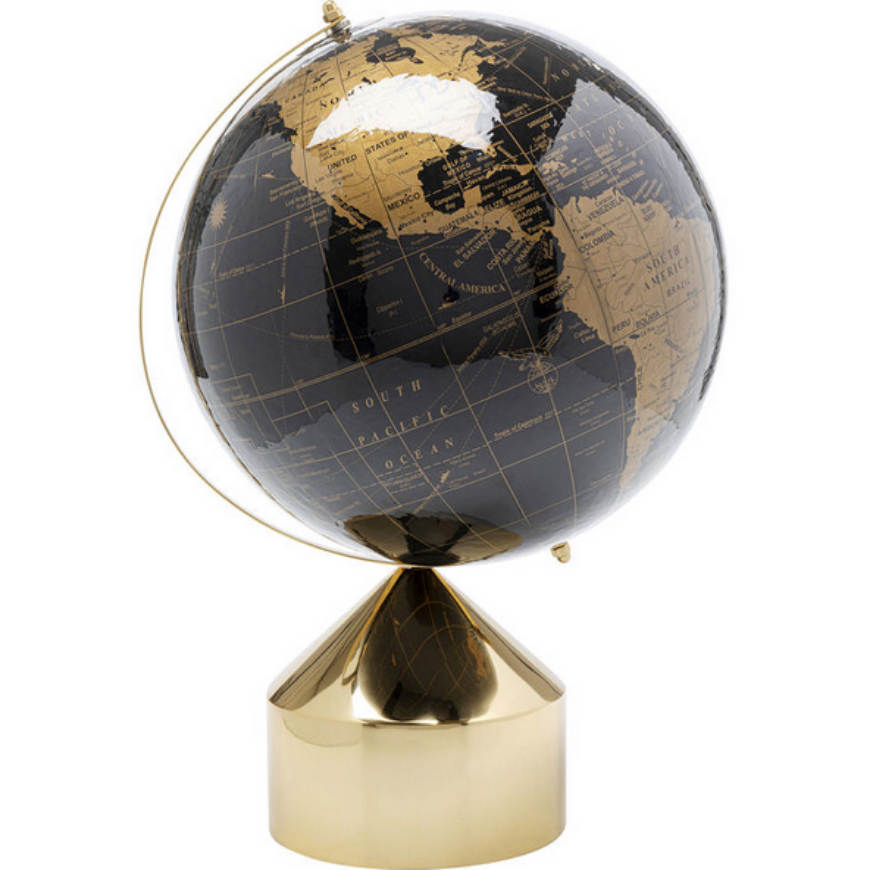 Picture of Deco Object Globe Gold 47cm