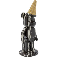 图片 Deco Figurine Gelato Bear Black 40cm