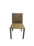 Image sur Bonded Leather Dining Chair - Taupe 