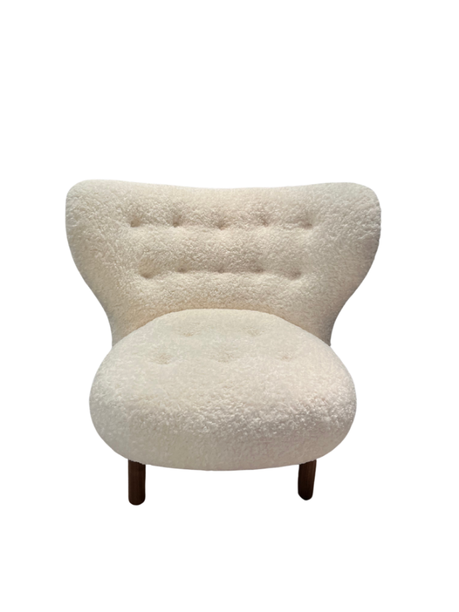 Image sur TrendLux White Fab Relax Chair