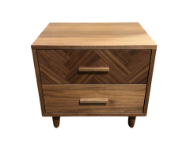 图片 Mississippi 2 Drawer Nightstand