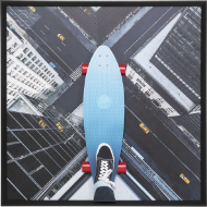 Picture of Framed Picture Skyline Skater 149x149cm