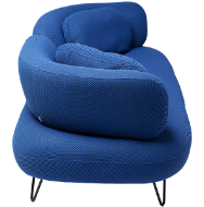 Picture of Sofa Peppo 2-Seater Blue 182cm