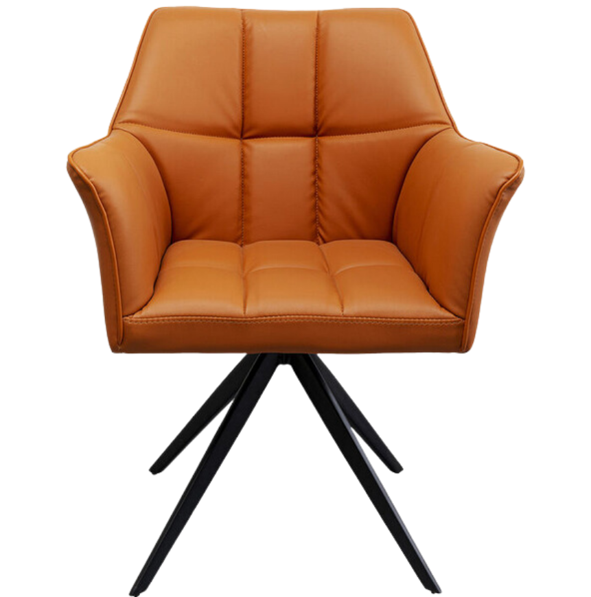 Picture of Thanks Tank Swivel Chair - Cognac