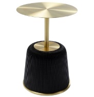 Image sur Side Table Endless Vegas Black Ø40cm