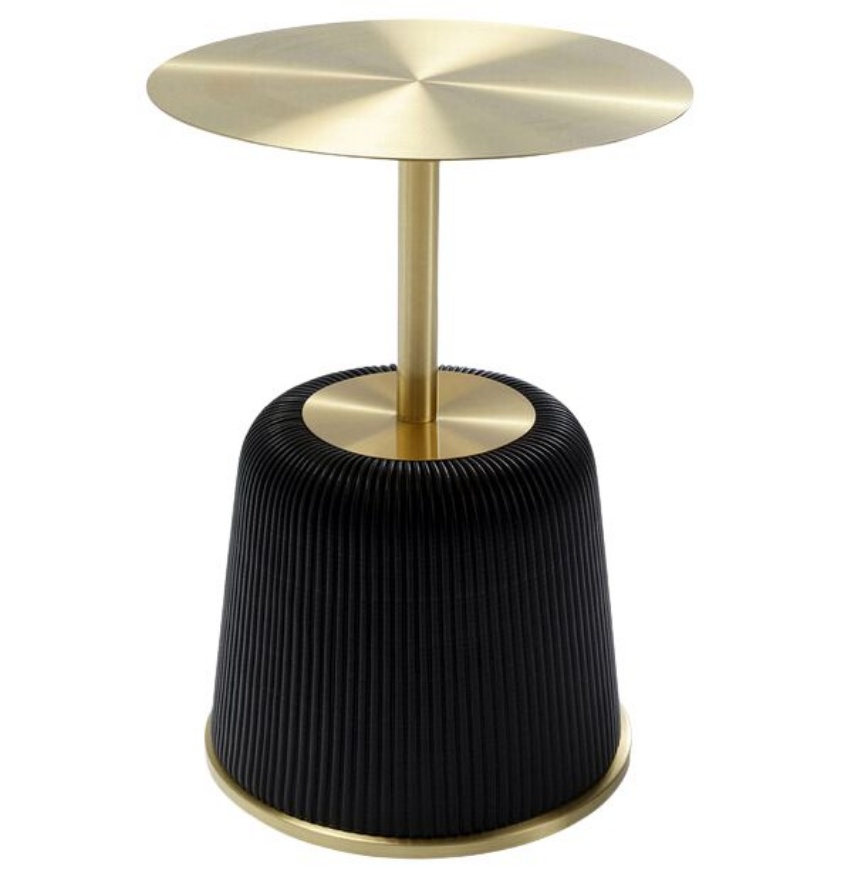 Image sur Side Table Endless Vegas Black Ø40cm