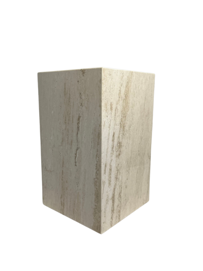 图片 Pedestal - White Travertine 