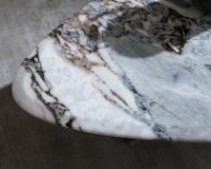 Image sur Trendlux Elephants Marble Table Set - White 