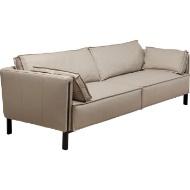 Picture of Victor 3-Seater Sofa - Beige Sofa 